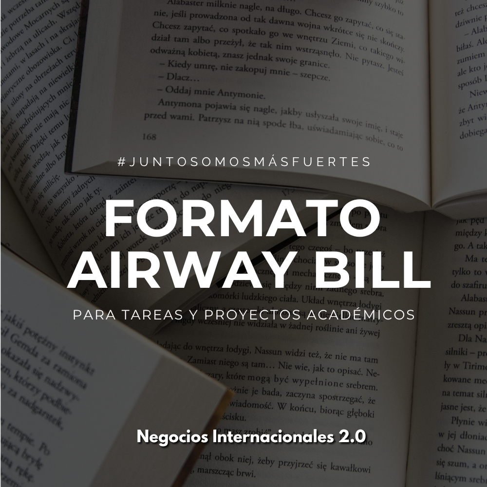 Formato de Airway Bill